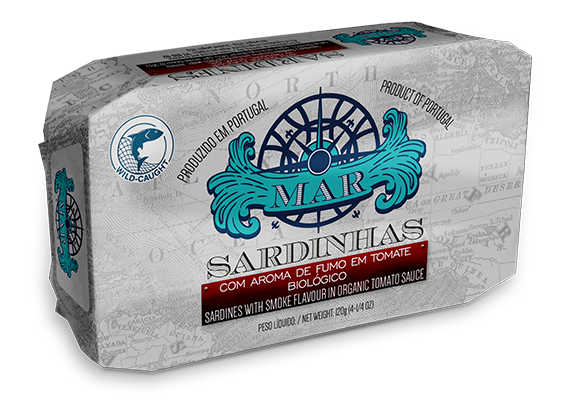 Sardines in Tomato with Organic Extra Virgin Olive Oil and Smoke Aroma