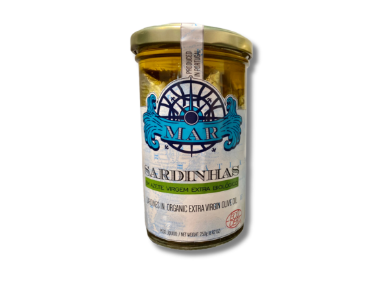 Sardines in Organic Extra Virgin Olive Oil 250g