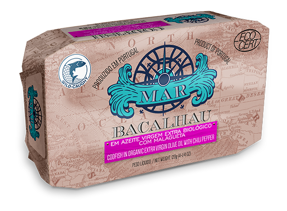 Bacalhau c/ Piri-Piri em Azeite Virgem Extra Biológico