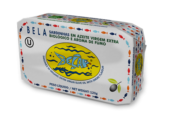Sardines in Organic Extra Virgin Olive Oil with Smoke Aroma