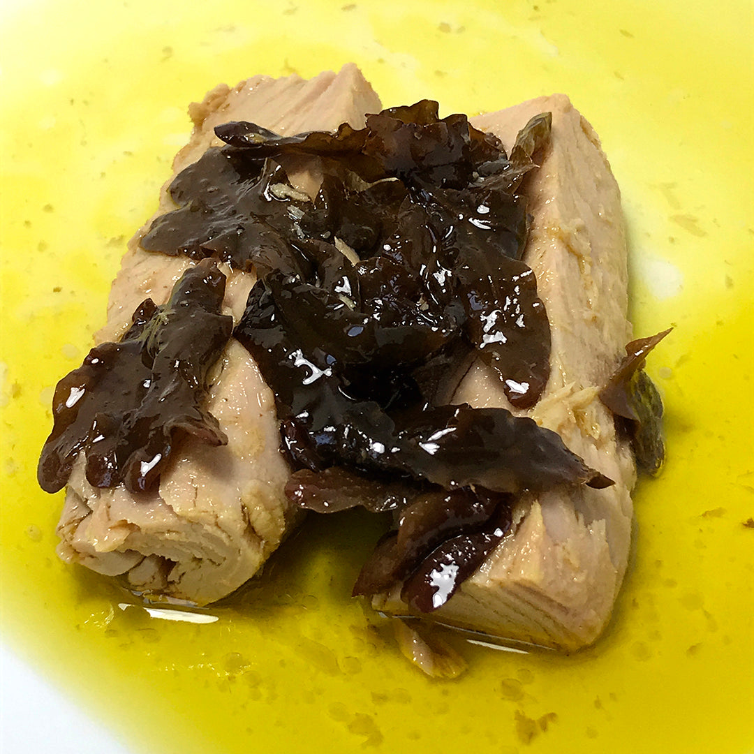 Tuna Fillets from the Azores in Organic Extra Virgin Olive Oil with Fucus Seaweed