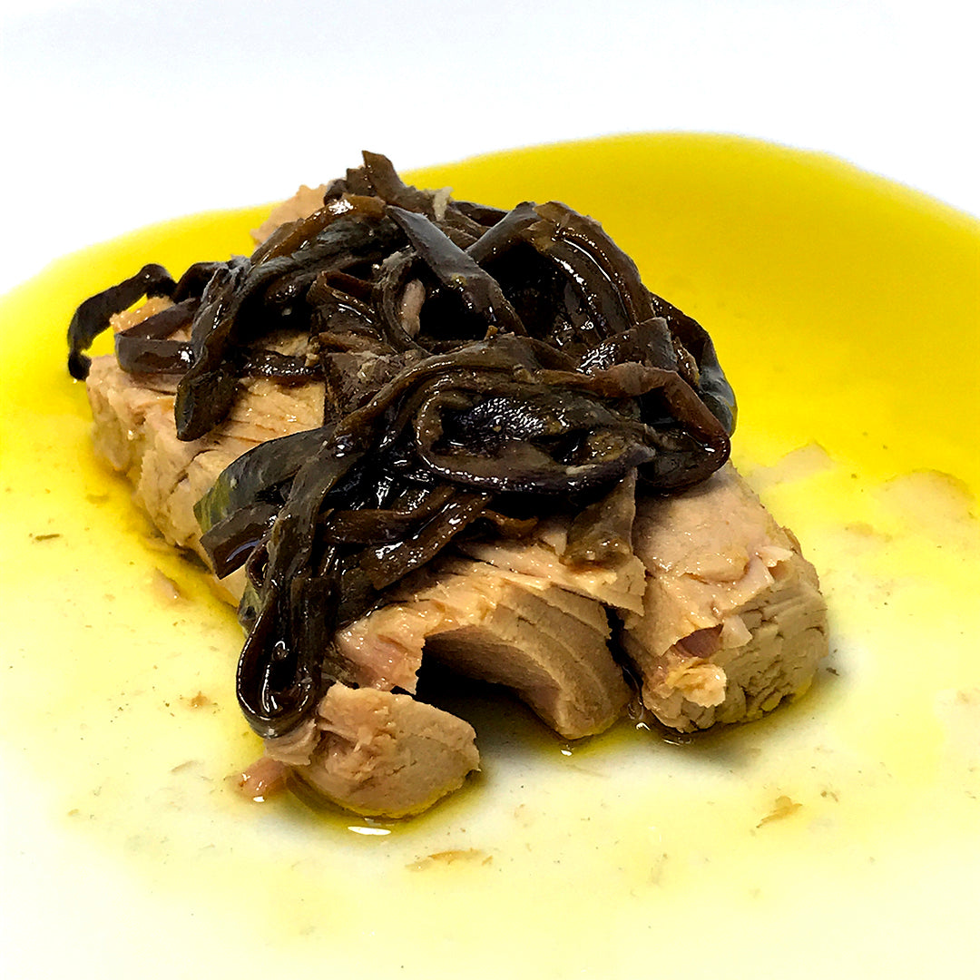 Tuna Fillets from the Azores in Organic Extra Virgin Olive Oil with Himanthalia Seaweed