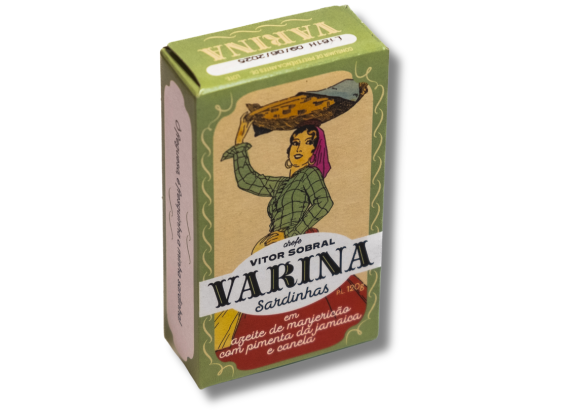 Sardines in Basil Olive Oil with Allspice and Cinnamon