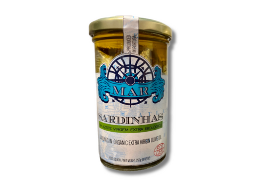 Frasco Sardinha em Azeite Virgem Extra Biológico 250g