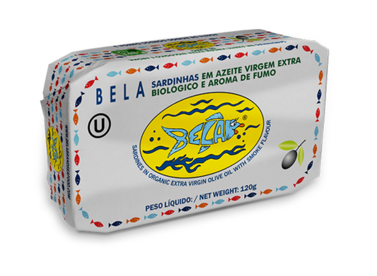 Sardinha em Azeite Virgem Extra Biológico c/ Aroma de Fumo