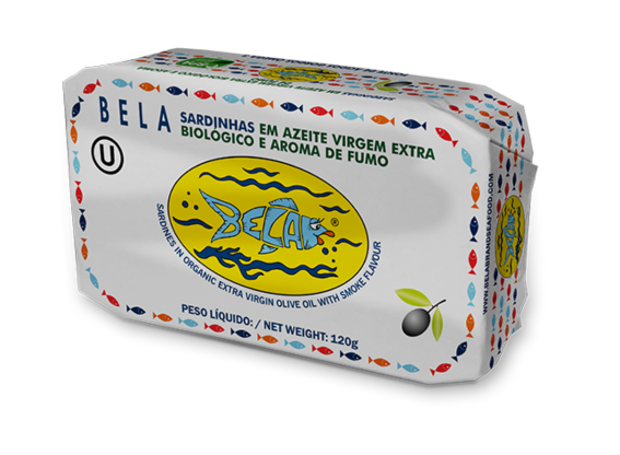 Sardinha em Azeite Virgem Extra Biológico c/ Aroma de Fumo